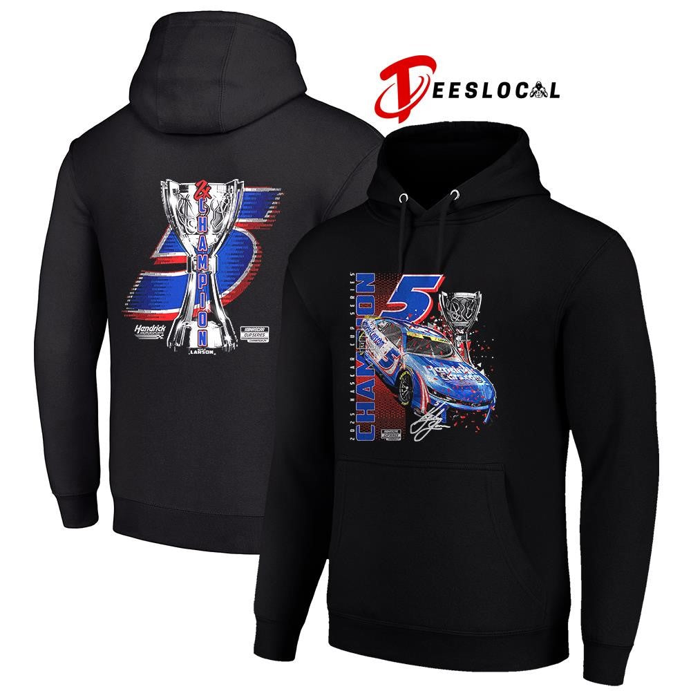 Kyle Larson Hendrick Motorsports Team collection NASCAR Cup Series champion signature shirt
