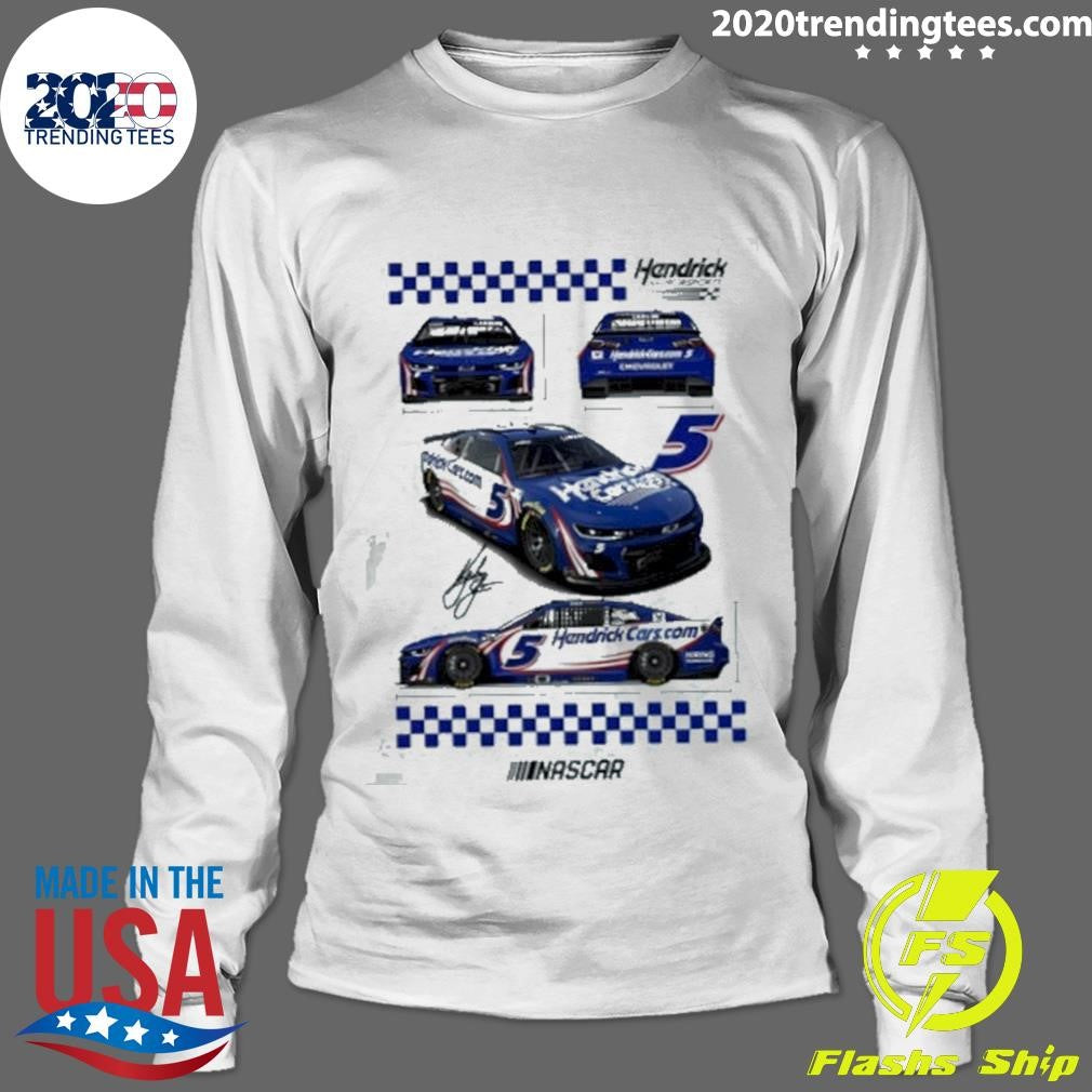 Kyle Larson Vive La Fete Driver Autographed Shirt
