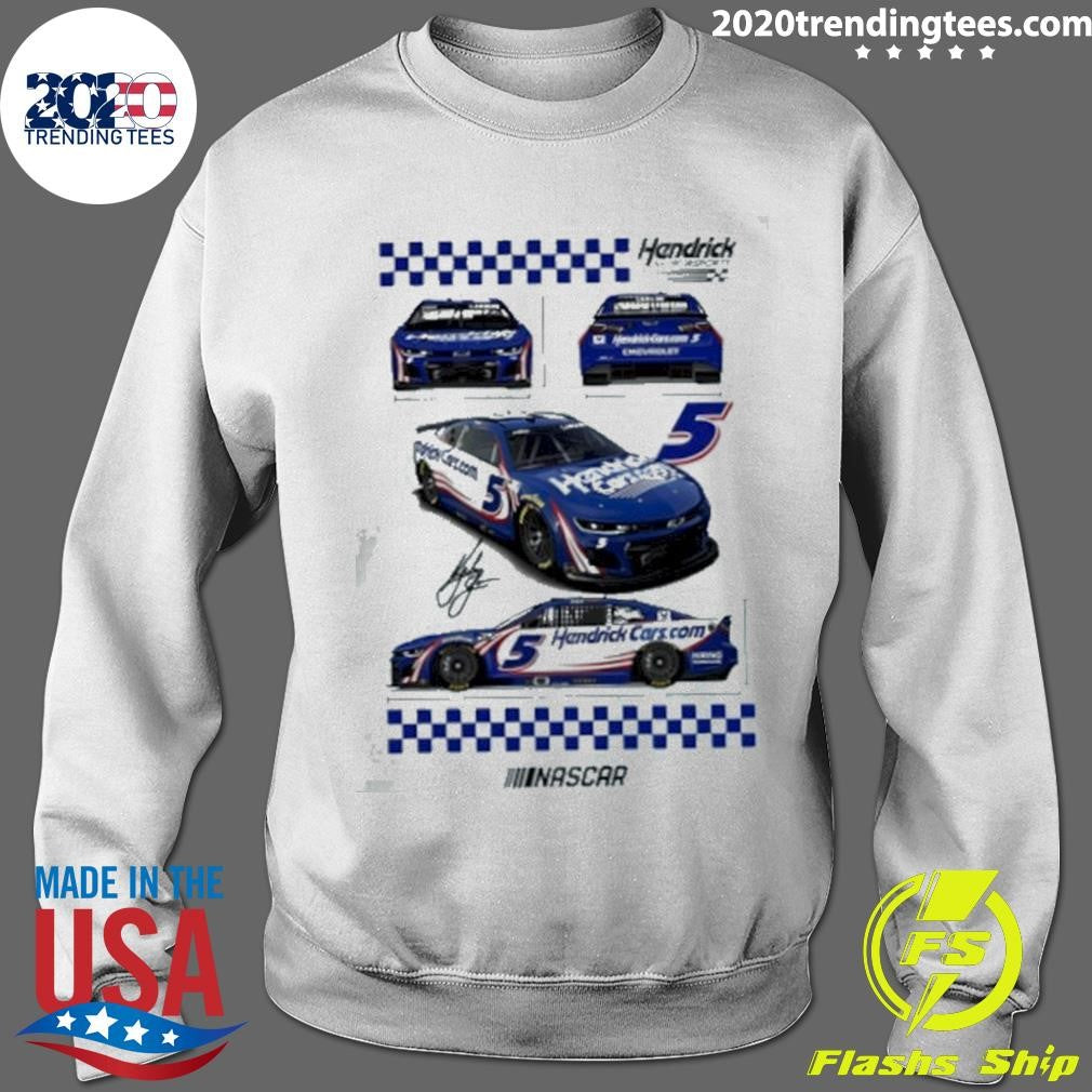 Kyle Larson Vive La Fete Driver Autographed Shirt