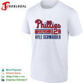 Kyle Schwarber Philadelphia Phillies 12 Signature Phillies shirt