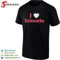 Kyle Schwarber Philadelphia Phillies MLB I Love Schwarbs heart baseball shirt