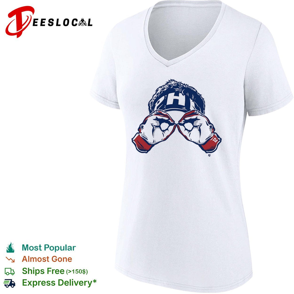 Kyle Schwarber Philadelphia Phillies hand goggles 12 shirt