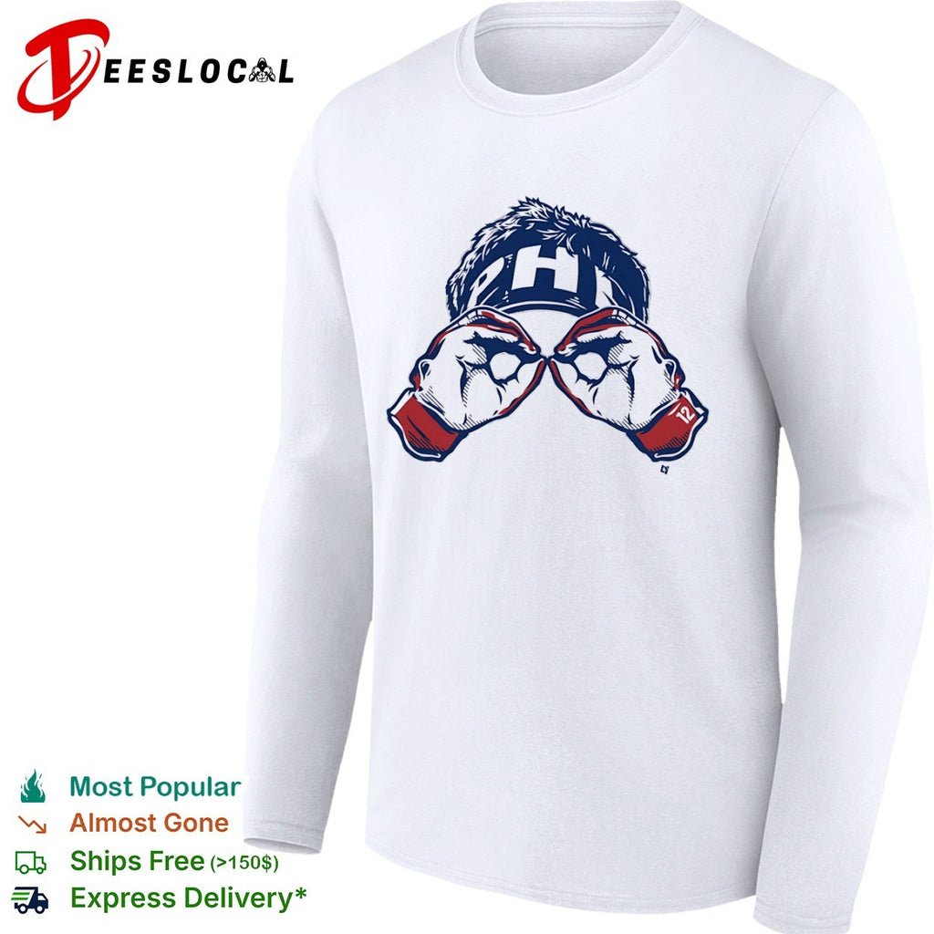 Kyle Schwarber Philadelphia Phillies hand goggles 12 shirt