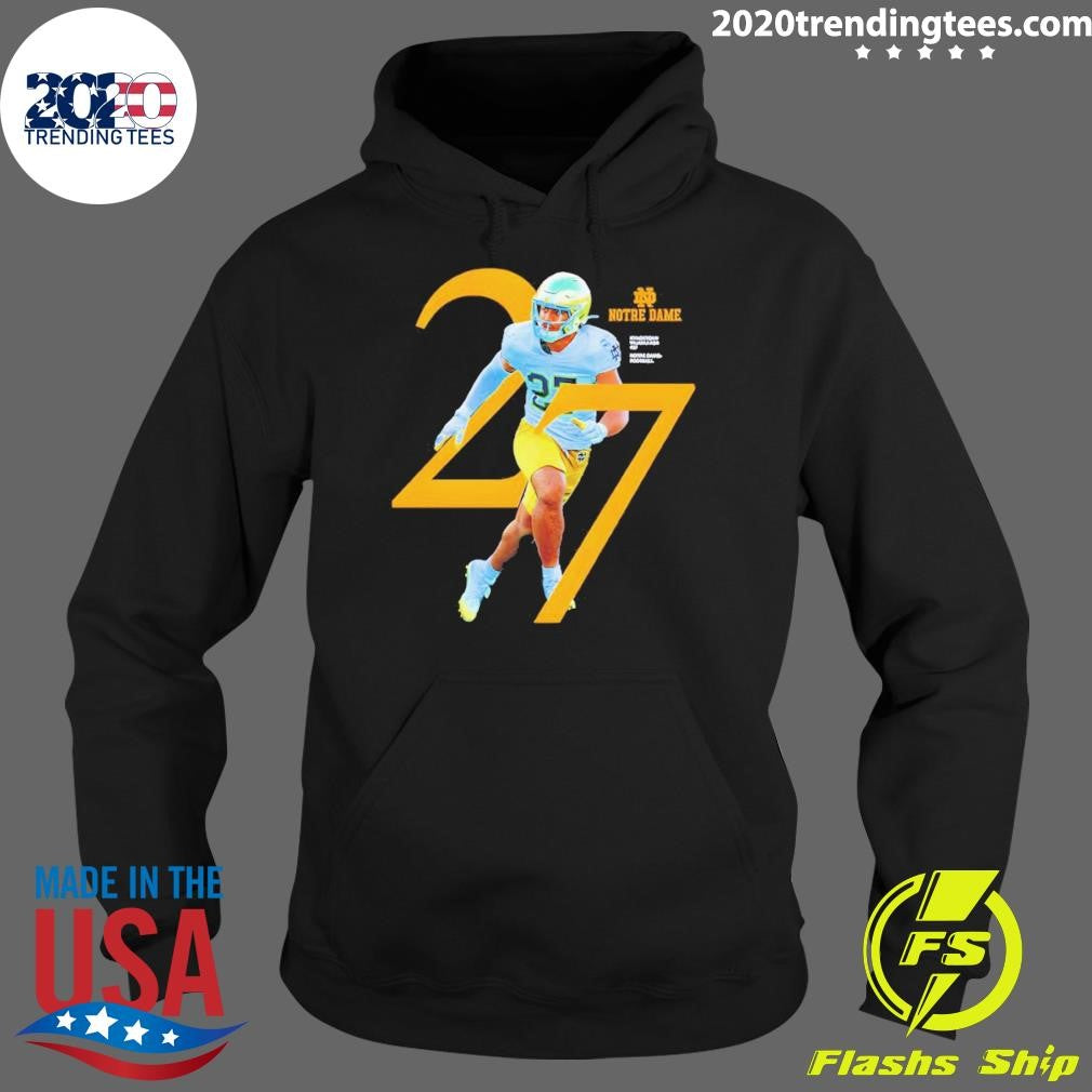 Kyngstonn Viliamu-asa 27 Notre Dame Fighting Irish Breakthrough Series Nil Shirt