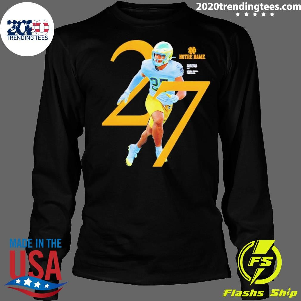 Kyngstonn Viliamu-asa 27 Notre Dame Fighting Irish Breakthrough Series Nil Shirt