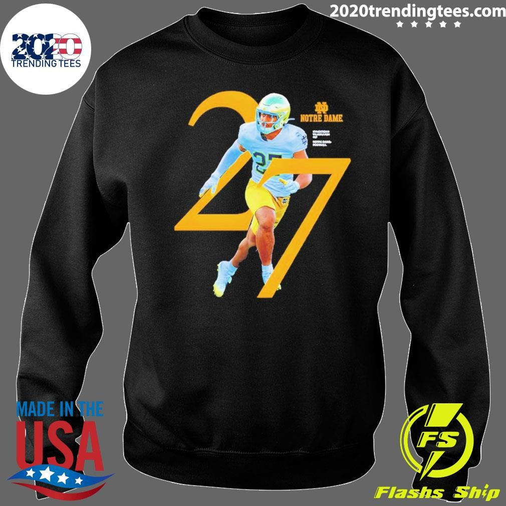 Kyngstonn Viliamu-asa 27 Notre Dame Fighting Irish Breakthrough Series Nil Shirt