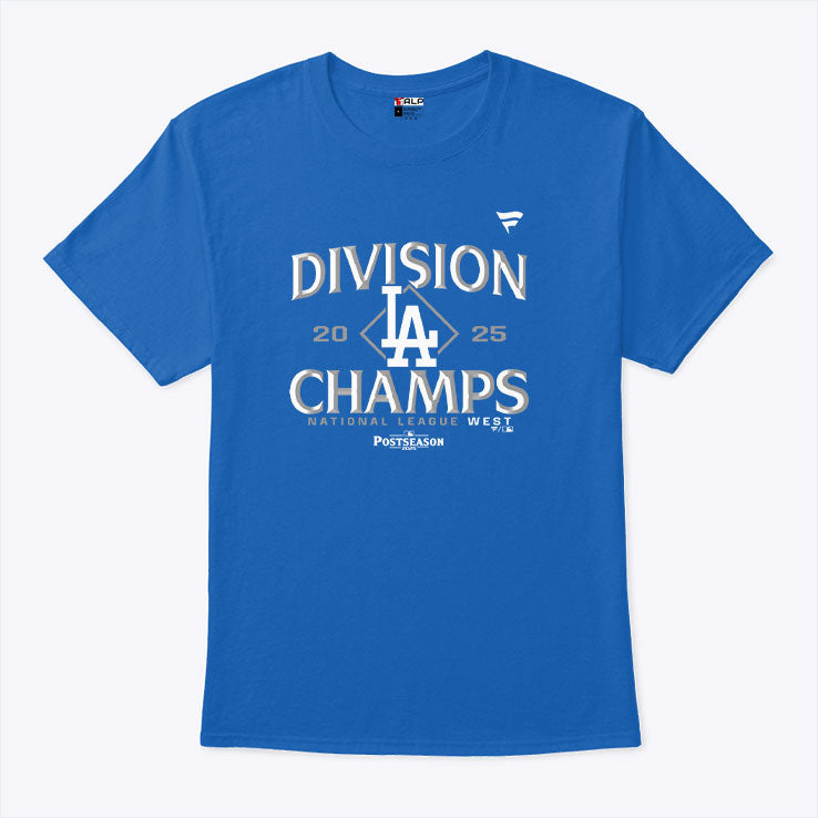 LA Dodgers NL West Division Champions 2025 T Shirt
