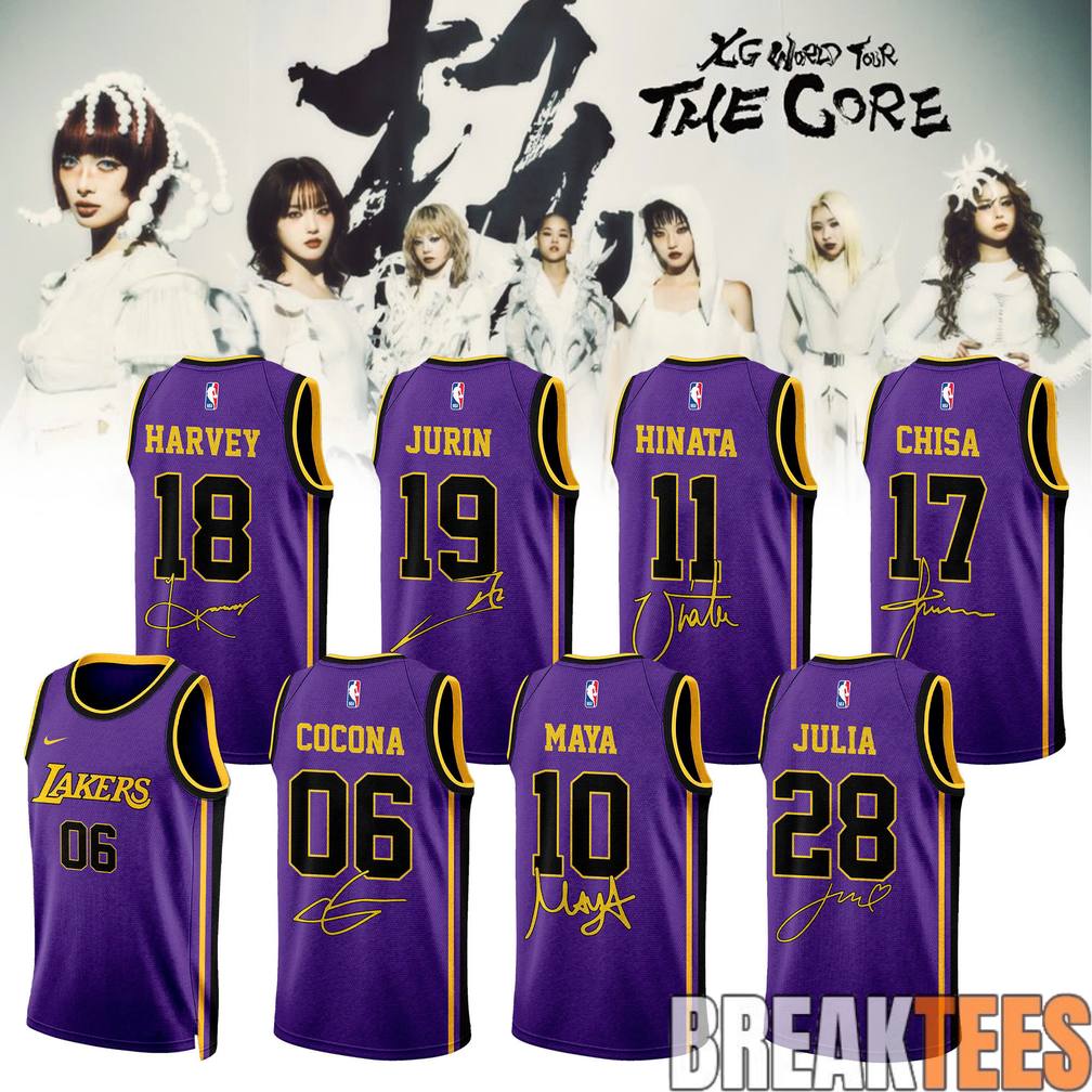 LA Lakers x The Core XG World Tour Basketball Jersey