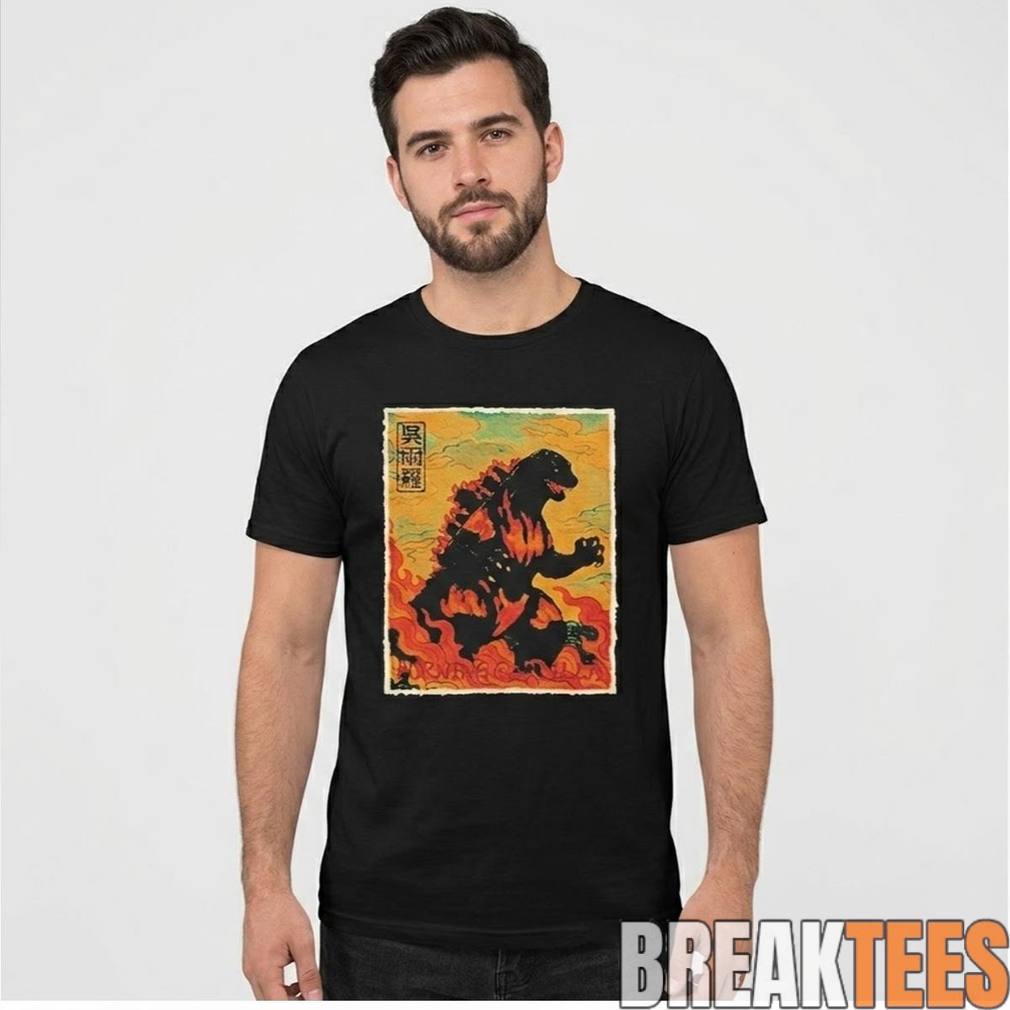 LA Rams Myles Garrett Godzilla Shirt