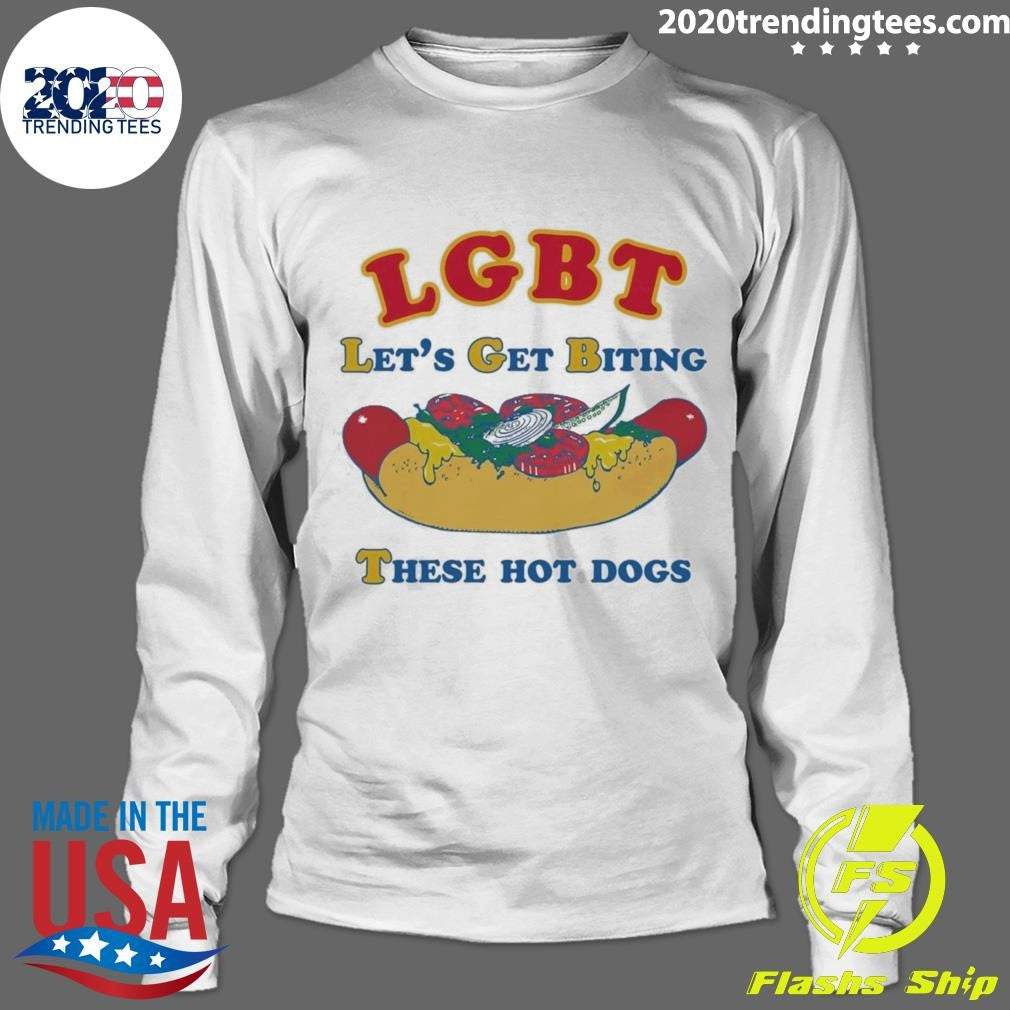 LGBT Let’s Get Biting These Hot Dogs Shirt