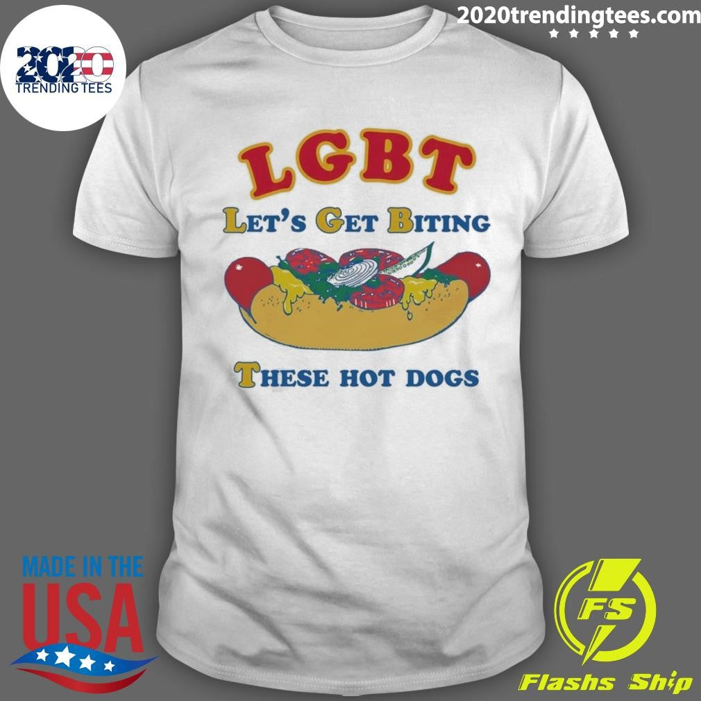LGBT Let’s Get Biting These Hot Dogs Shirt