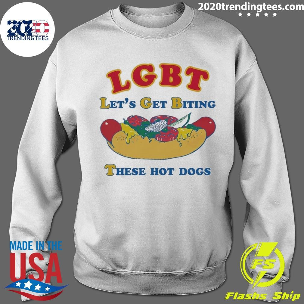 LGBT Let’s Get Biting These Hot Dogs Shirt