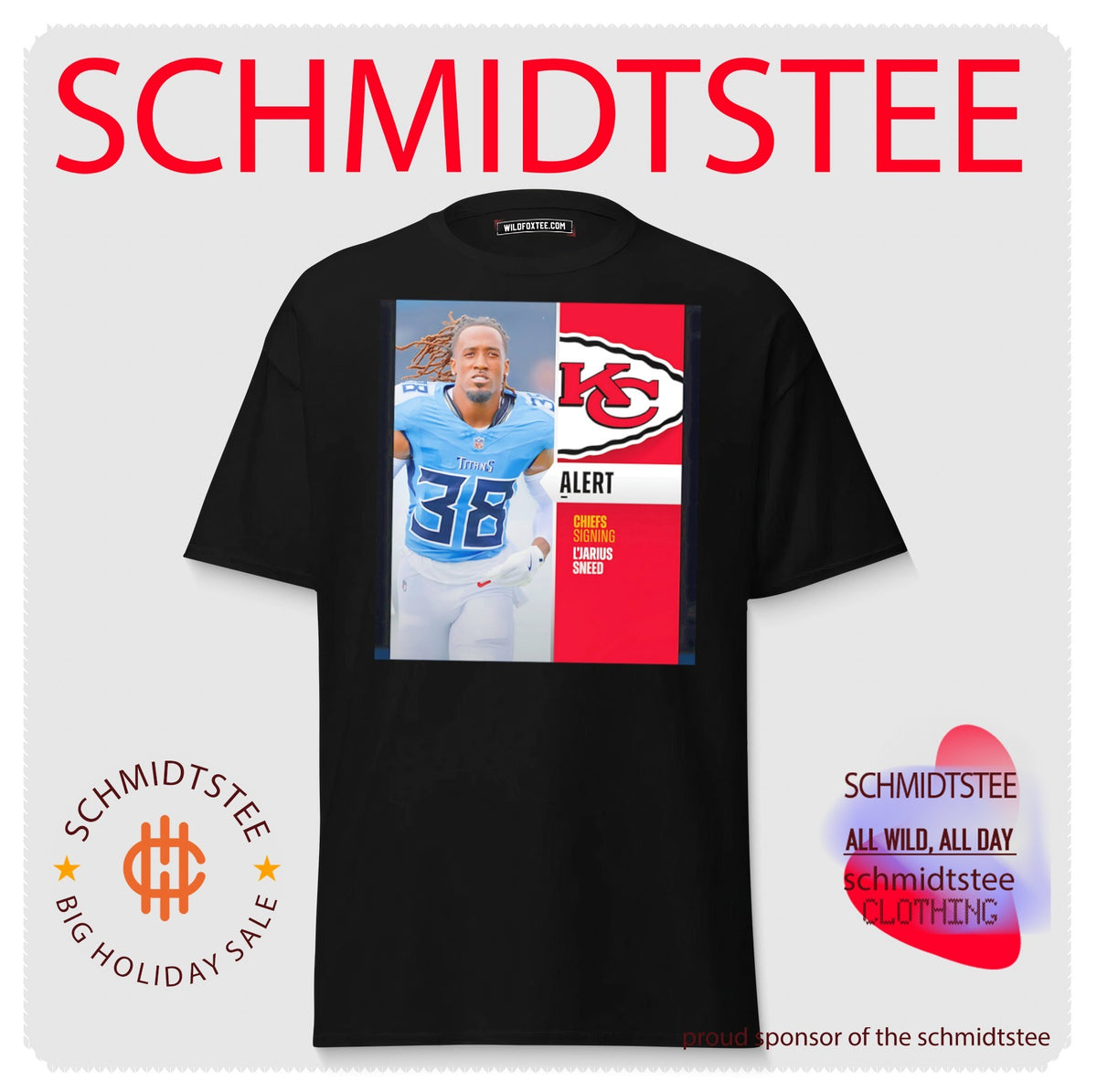 L’Jarius Sneed signing Kansas City Chiefs poster shirt