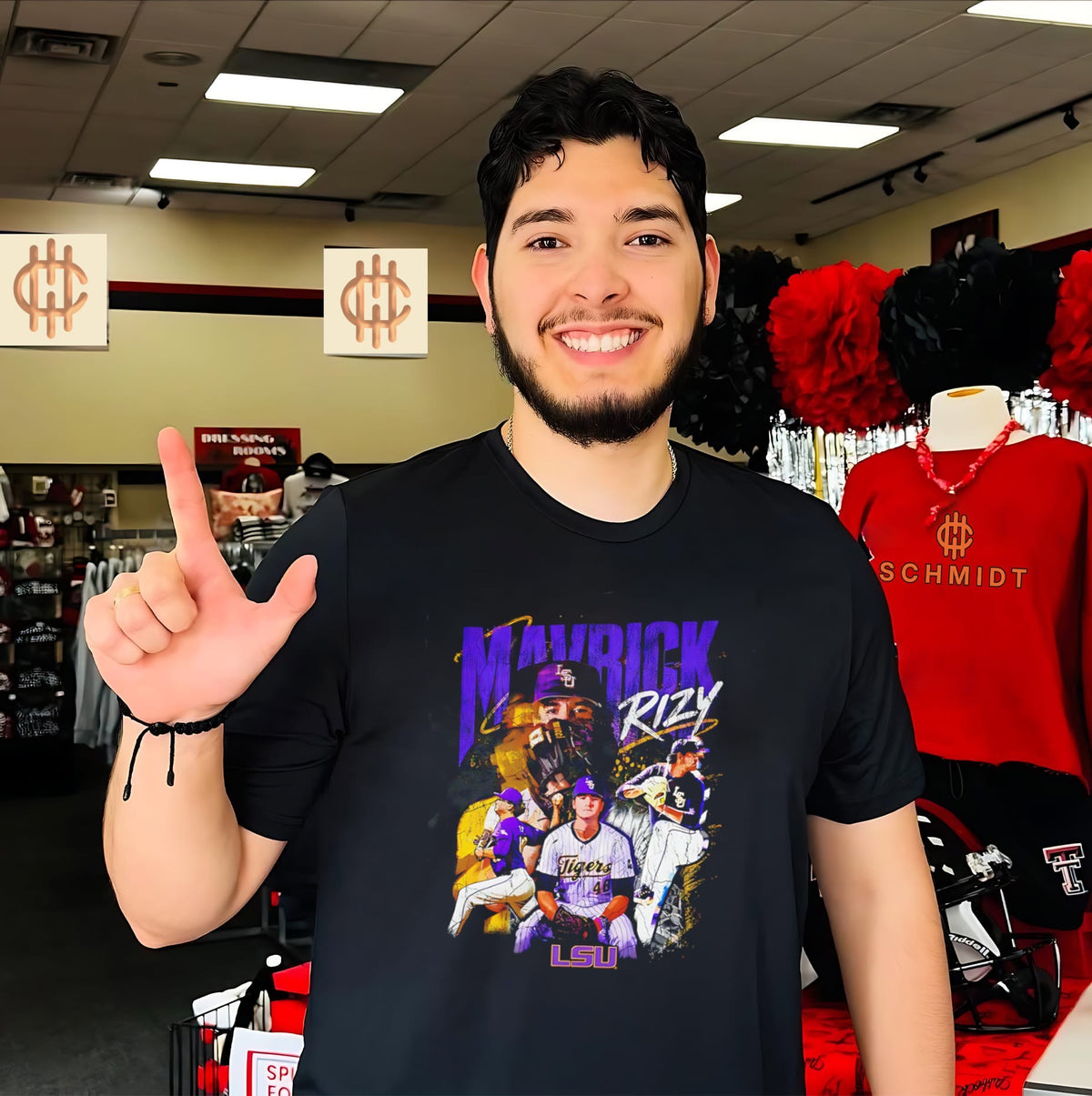 LSU Mavrick Rizy vintage shirt
