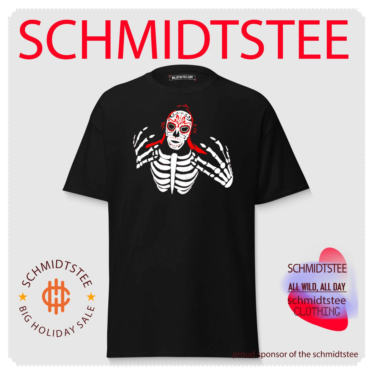 La Parka skeleton Pose shirt