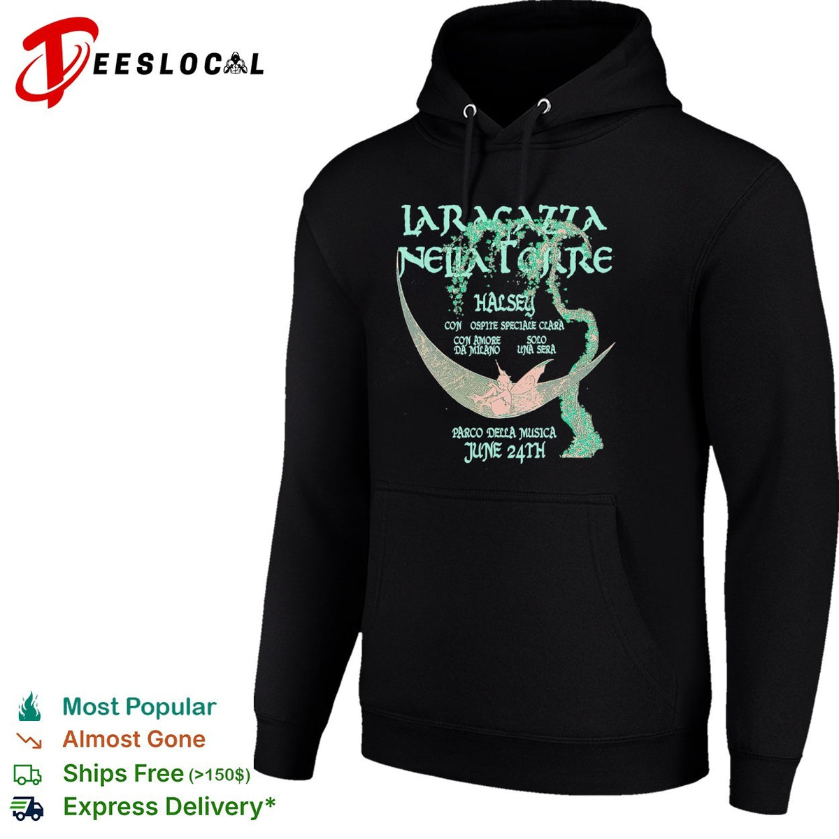 La Ragazza nella Torre Halsey con Ospite Speciale Clara Parco della Musica shirt