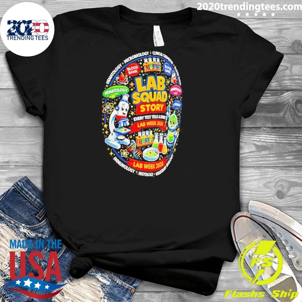Lab Squad Story Lab Week 2026 Cartoon Shirt