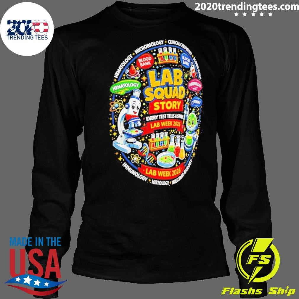 Lab Squad Story Lab Week 2026 Cartoon Shirt
