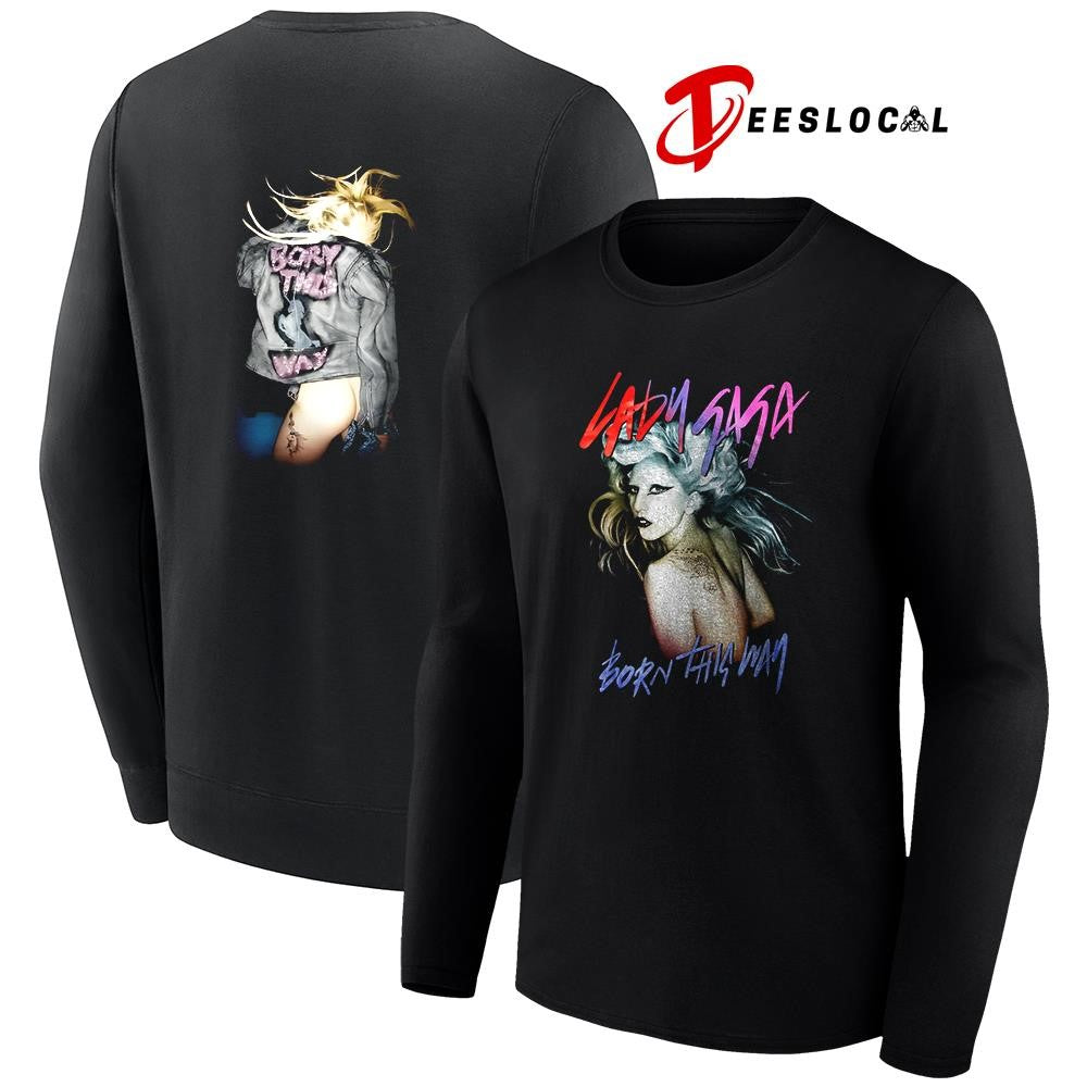 Lady Gaga Born this way graphic shirt