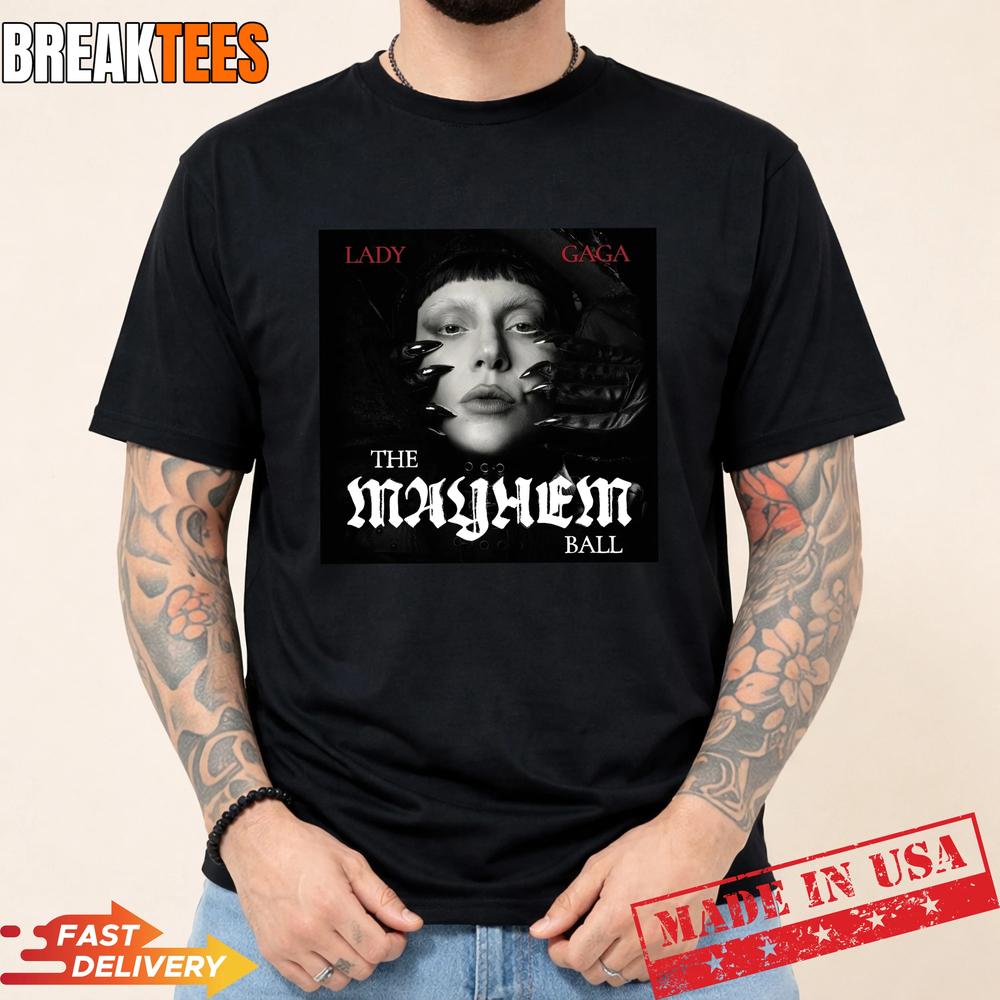 Lady Gaga The Mayhem Ball Tour 2026 T-Shirt