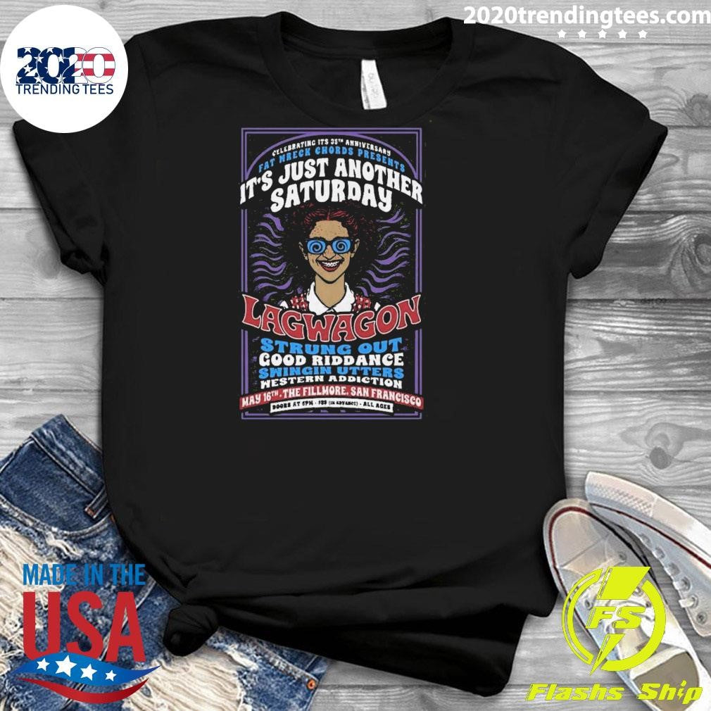 Lagwagon San Francisco, Ca May 16 2026 Tour Poster Shirt