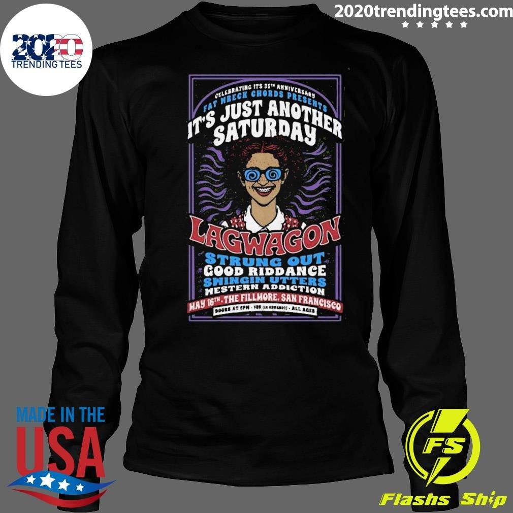 Lagwagon San Francisco, Ca May 16 2026 Tour Poster Shirt