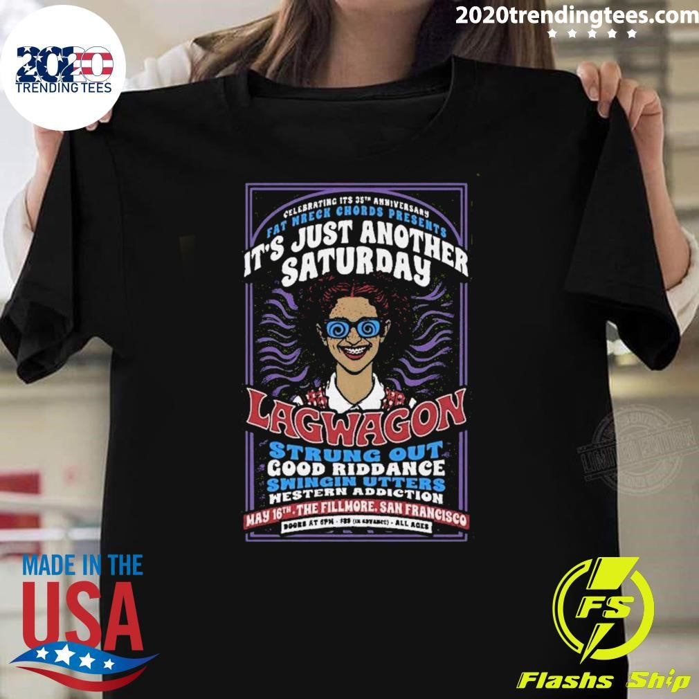 Lagwagon San Francisco, Ca May 16 2026 Tour Poster Shirt