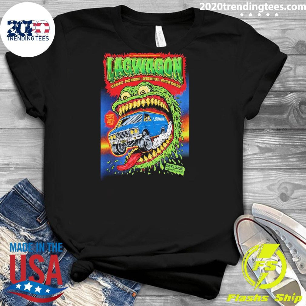 Lagwagon The Fillmore in San Francisco CA May 16-17 2026 Shirt