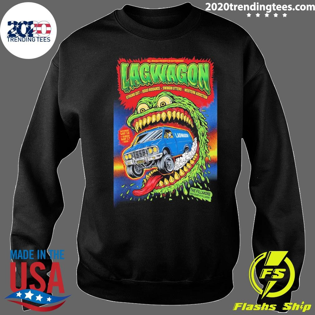 Lagwagon The Fillmore in San Francisco CA May 16-17 2026 Shirt