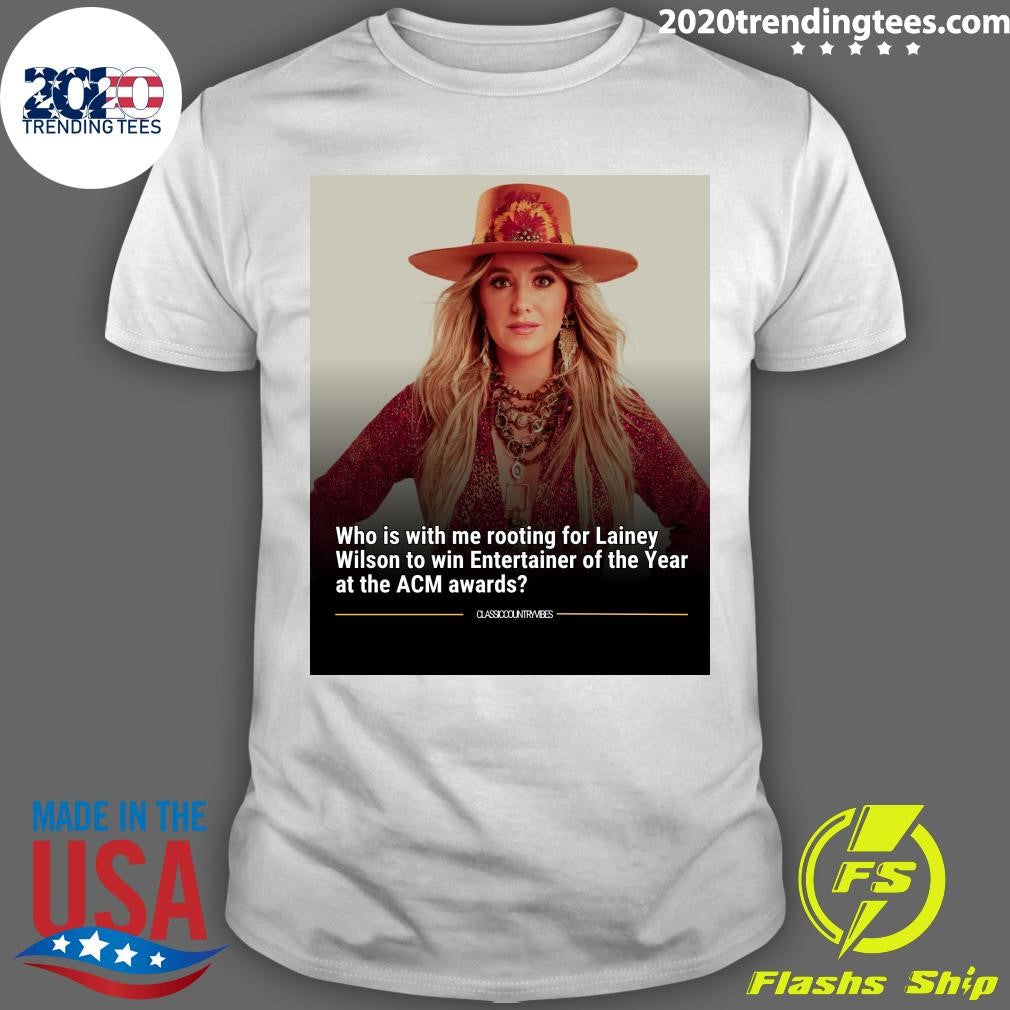 Lainey Wilson She Is A Famous American Singer and Songwriter, Known For His Distinctive Style Bell-Bottom Country Shirt