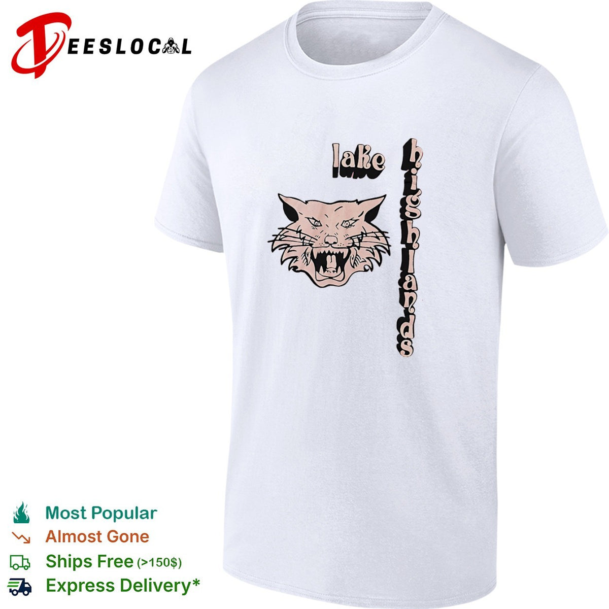 Lake Highlands Wildcat Mascot shirt