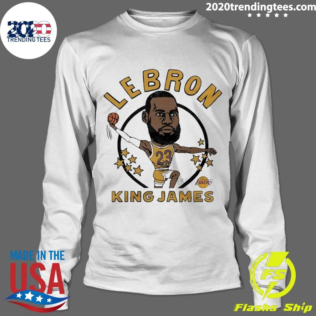 Lakers Lebron King James Player Caricature Shirt