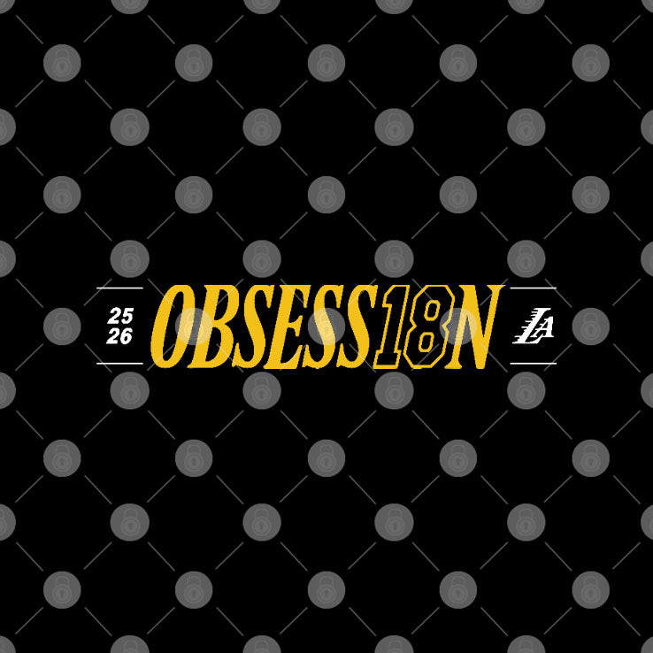 Lakers Obsession 18 Obsess18n T Shirt
