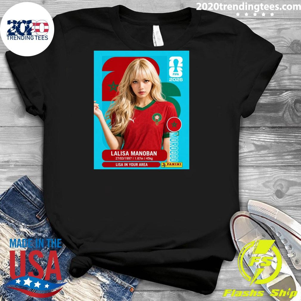 Lalisa Manoban Lisa In Your Area Maroc World Cup 2026 Shirt
