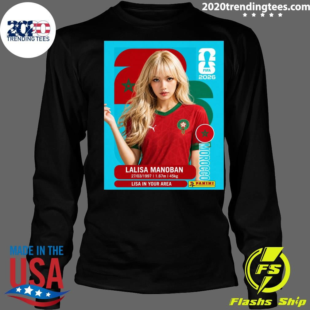 Lalisa Manoban Lisa In Your Area Maroc World Cup 2026 Shirt