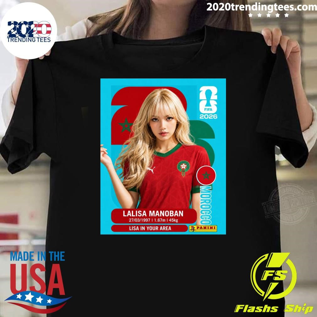 Lalisa Manoban Lisa In Your Area Maroc World Cup 2026 Shirt
