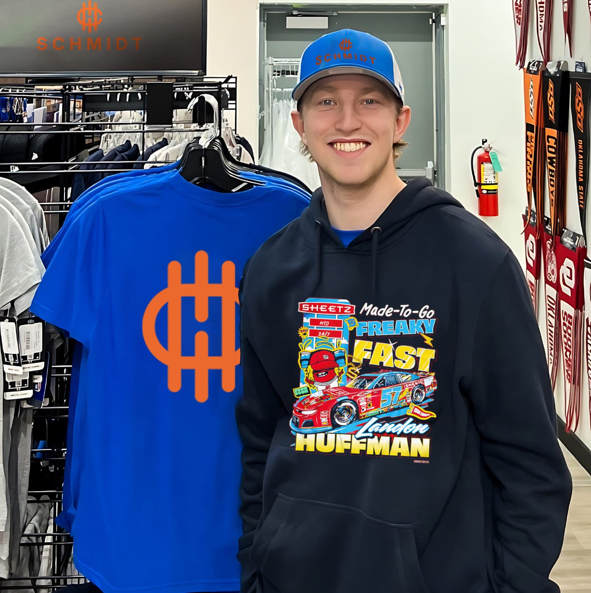 Landon Huffman Sheetz Made-to-Go Freaky Fast Racing shirt
