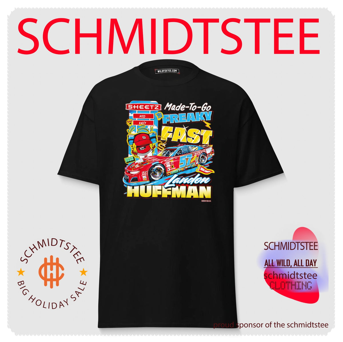 Landon Huffman Sheetz Made-to-Go Freaky Fast Racing shirt