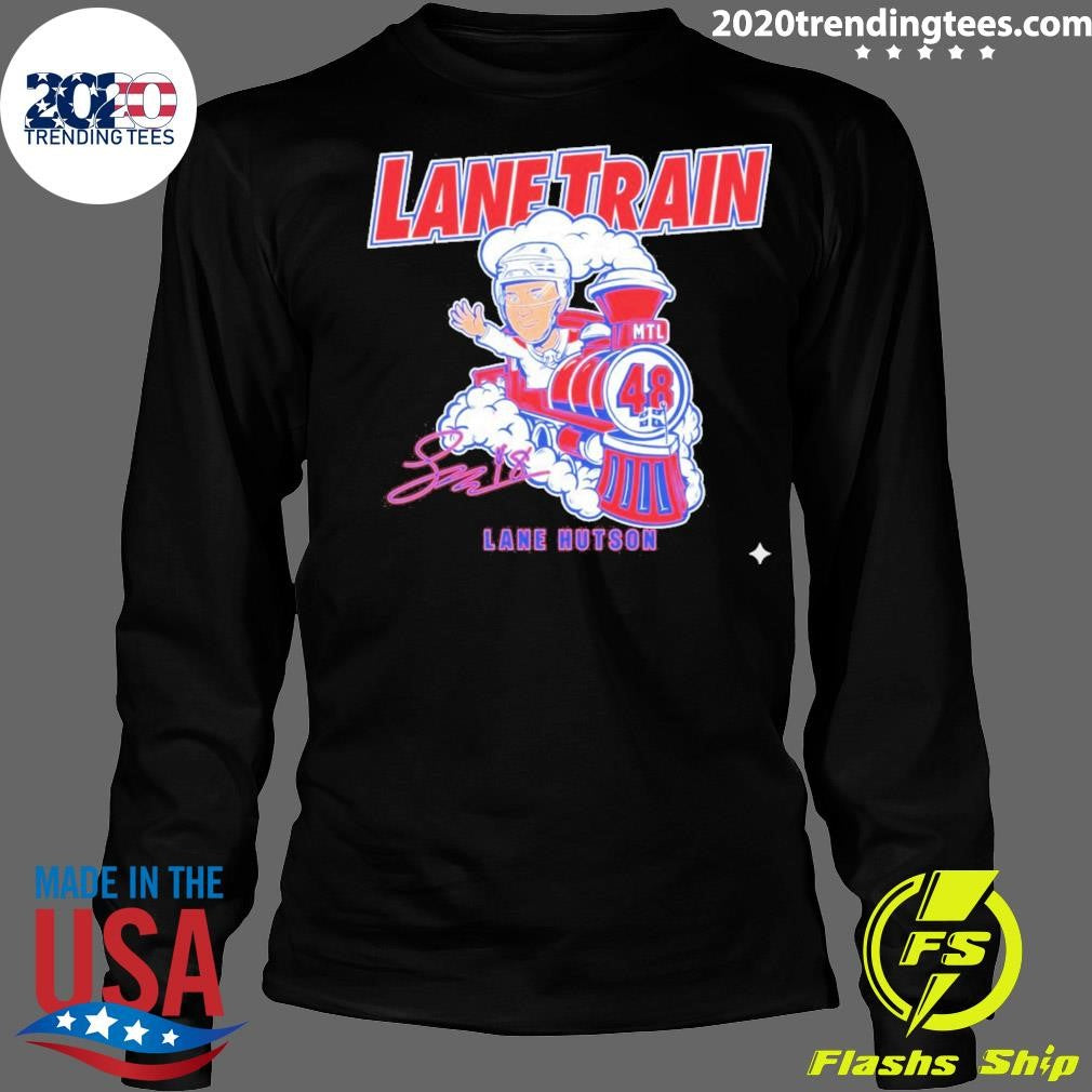 Lane Hutson Lane Train Signature Shirt