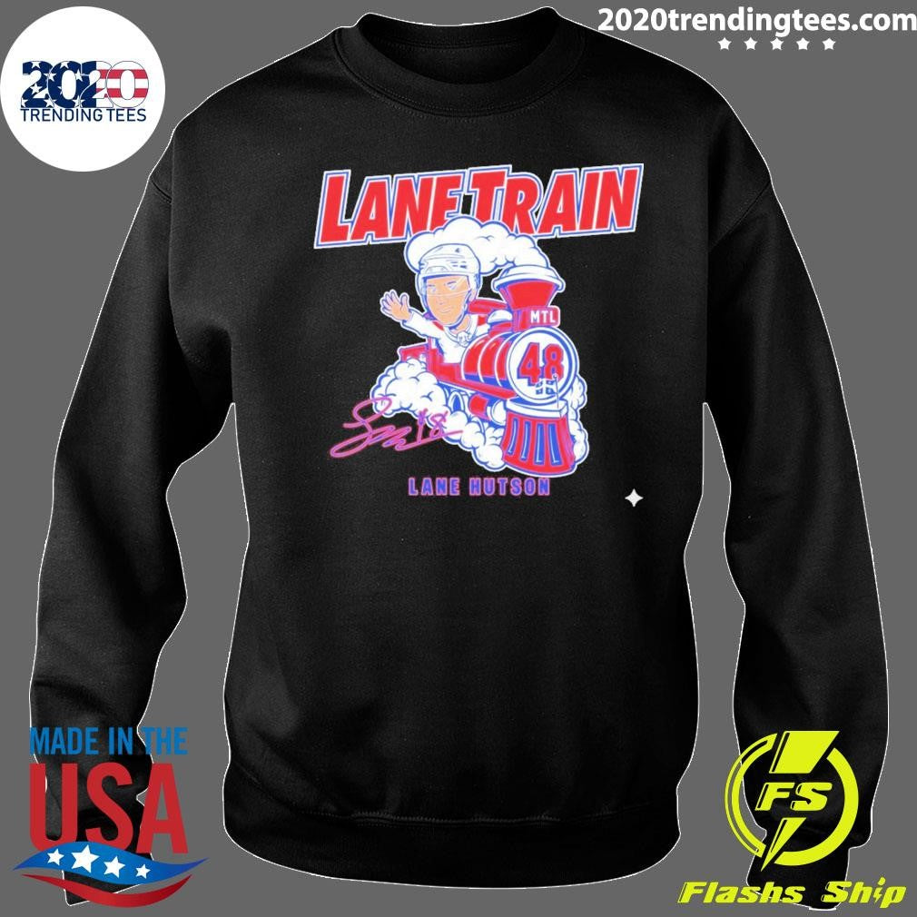 Lane Hutson Lane Train Signature Shirt