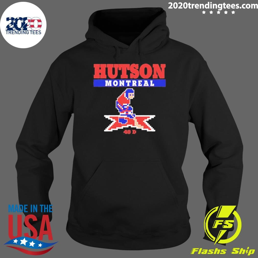 Lane Hutson Montreal Canadiens 48 D Retro Hockey Shirt