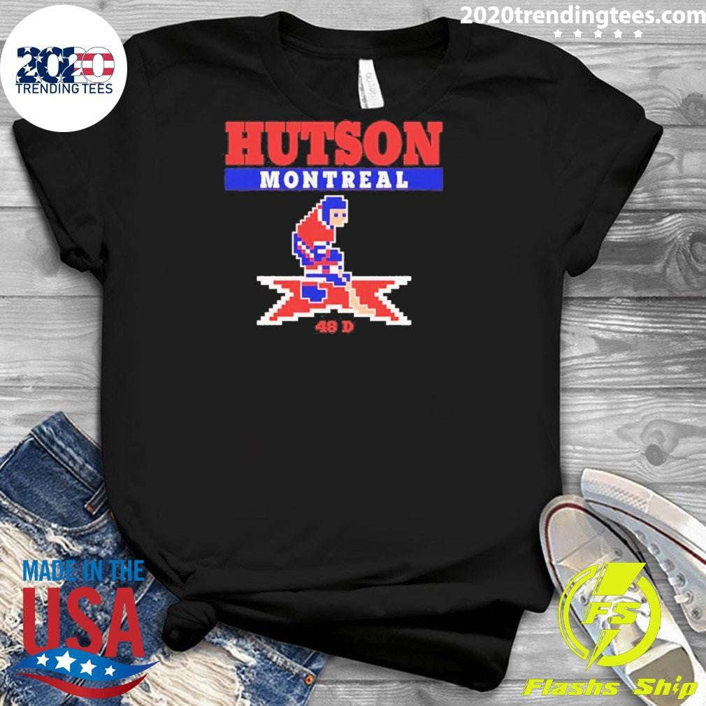 Lane Hutson Montreal Canadiens 48 D Retro Hockey Shirt