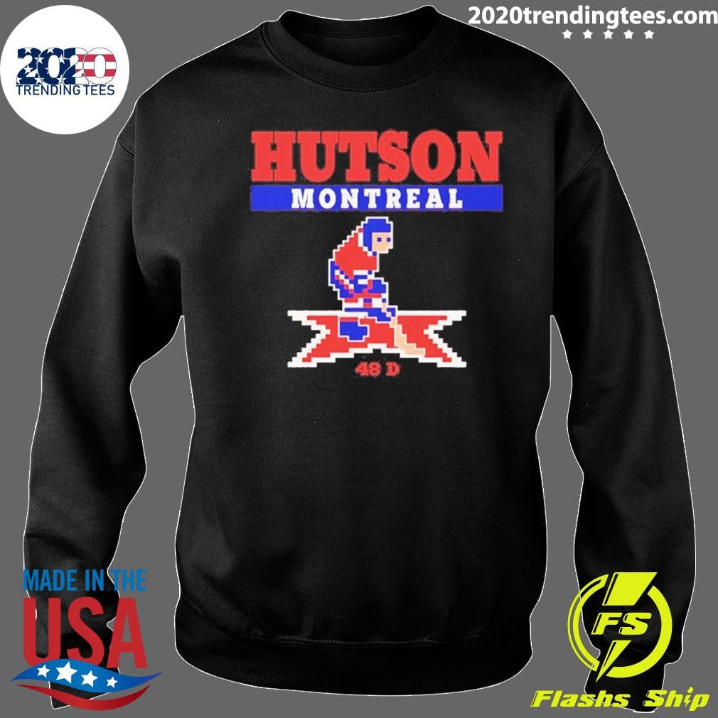 Lane Hutson Montreal Canadiens 48 D Retro Hockey Shirt