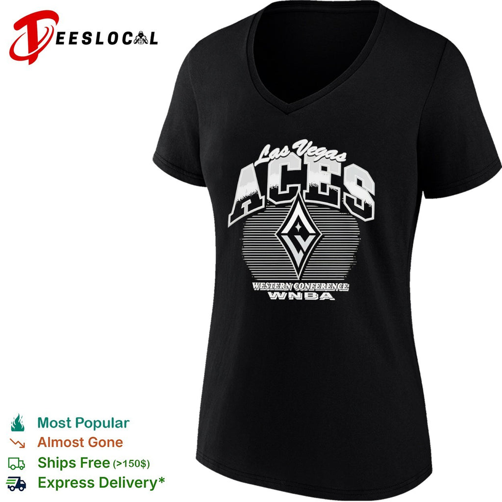 Las Vegas Aces Western Conference WNBA Logo shirt