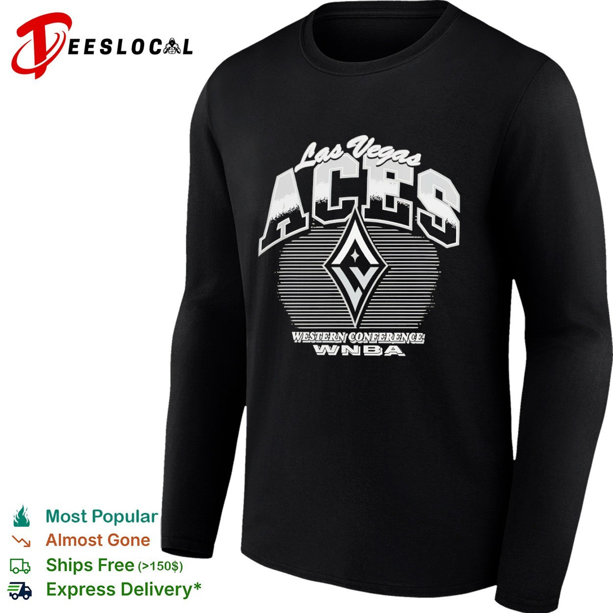 Las Vegas Aces Western Conference WNBA Logo shirt