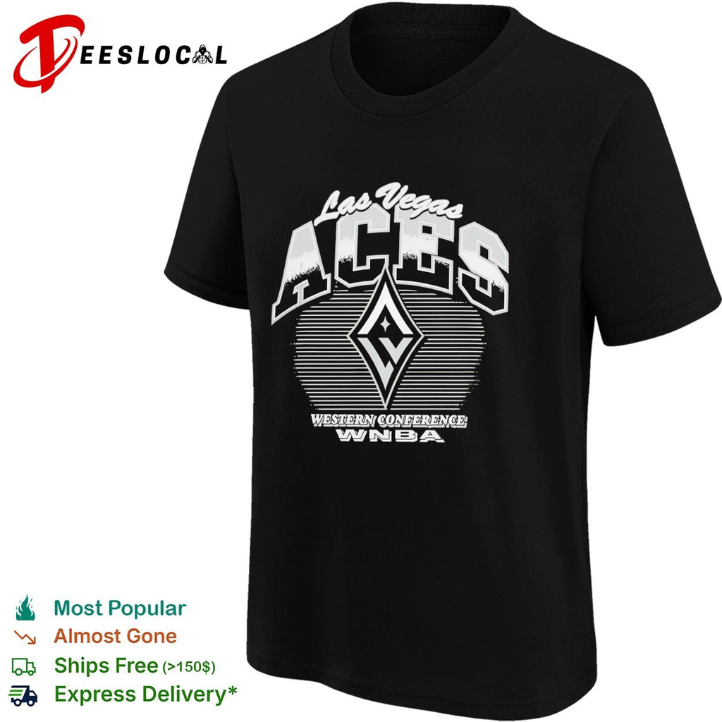 Las Vegas Aces Western Conference WNBA Logo shirt