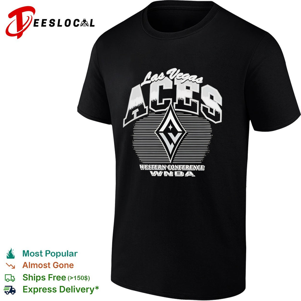 Las Vegas Aces Western Conference WNBA Logo shirt