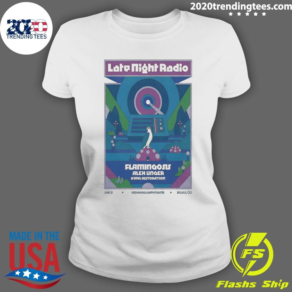 Late Night Radio Mishawaka Amphitheatre Bellvue CO June 12 2026 Shirt