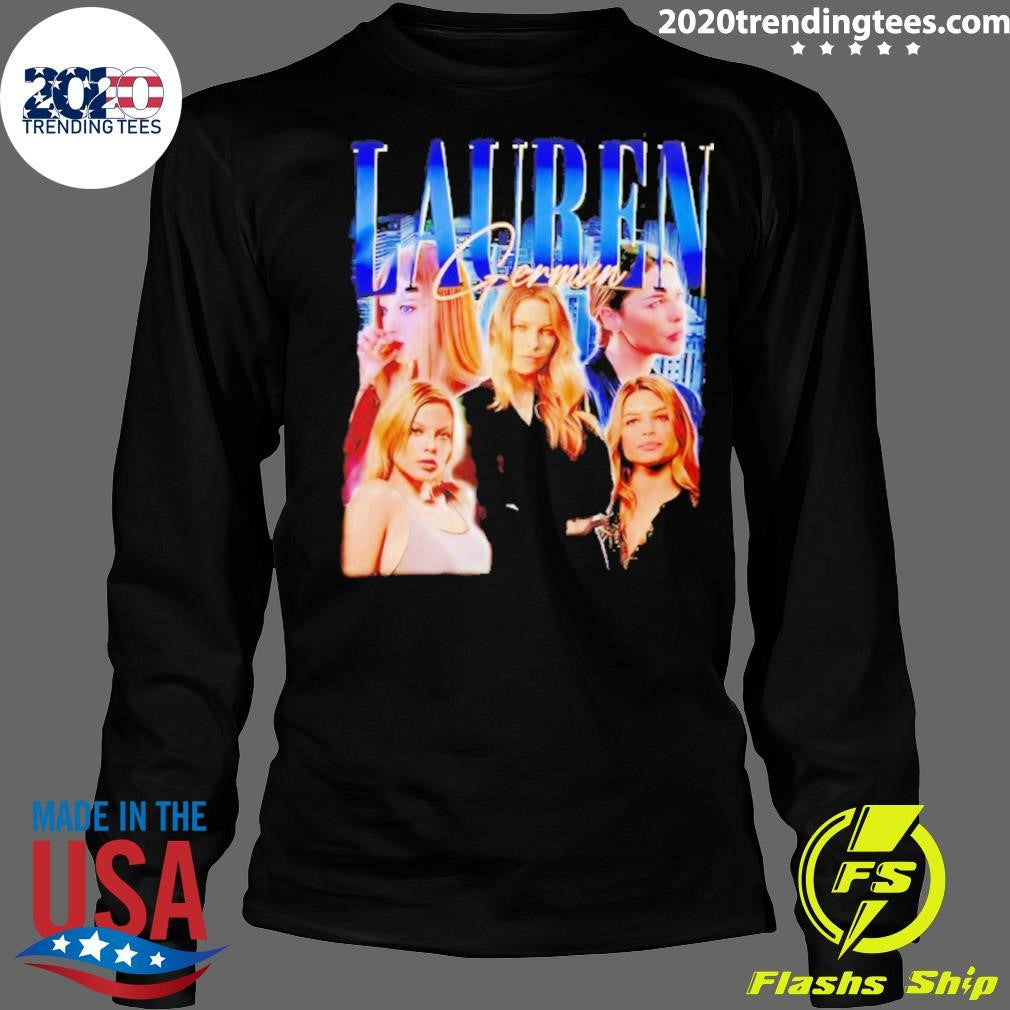 Lauren German Picture Collage Vintage Shirt