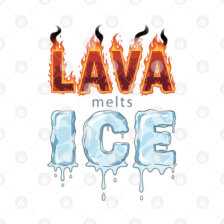 Lava Melts ICE T Shirt